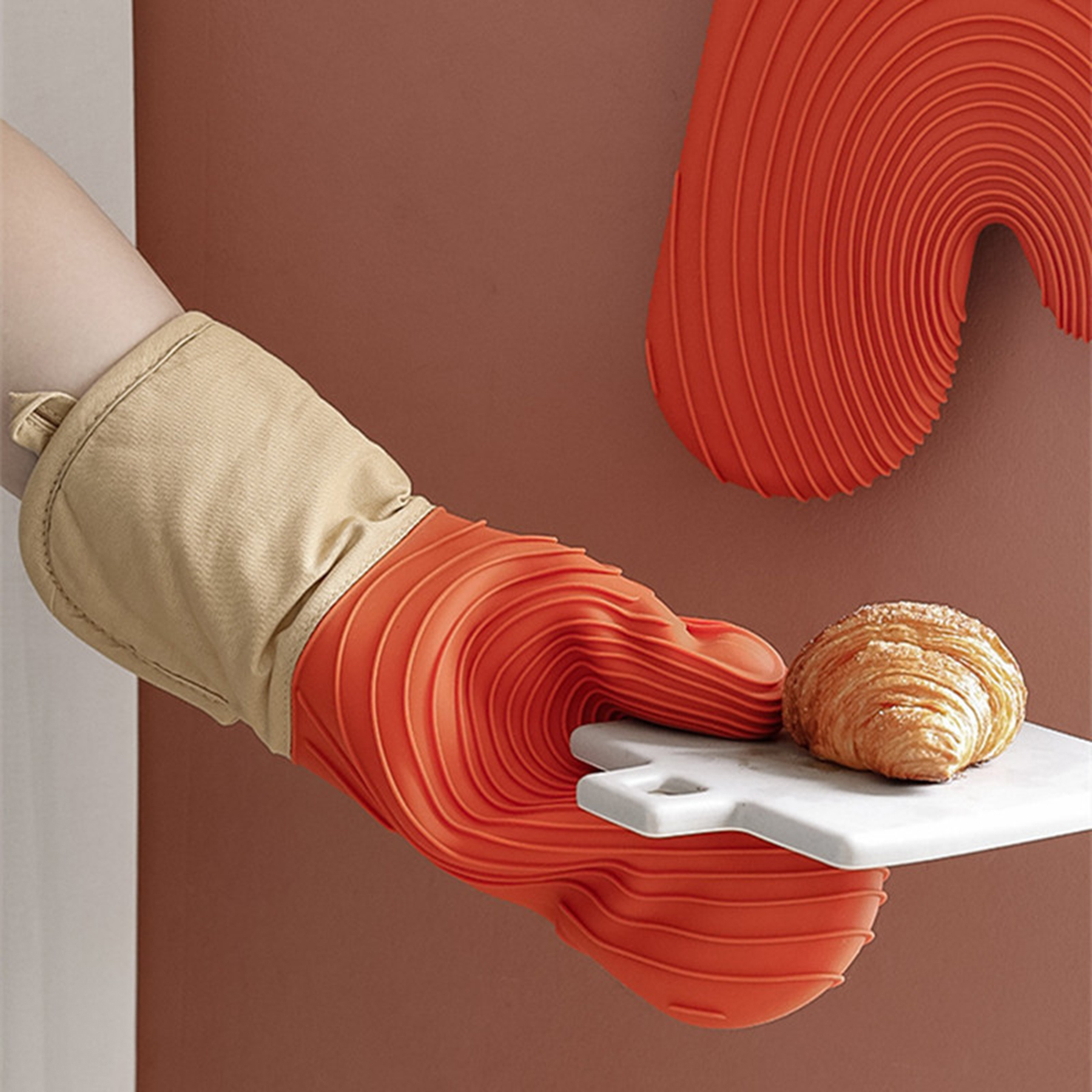 Silicone Anti-scalding Oven Gloves 4