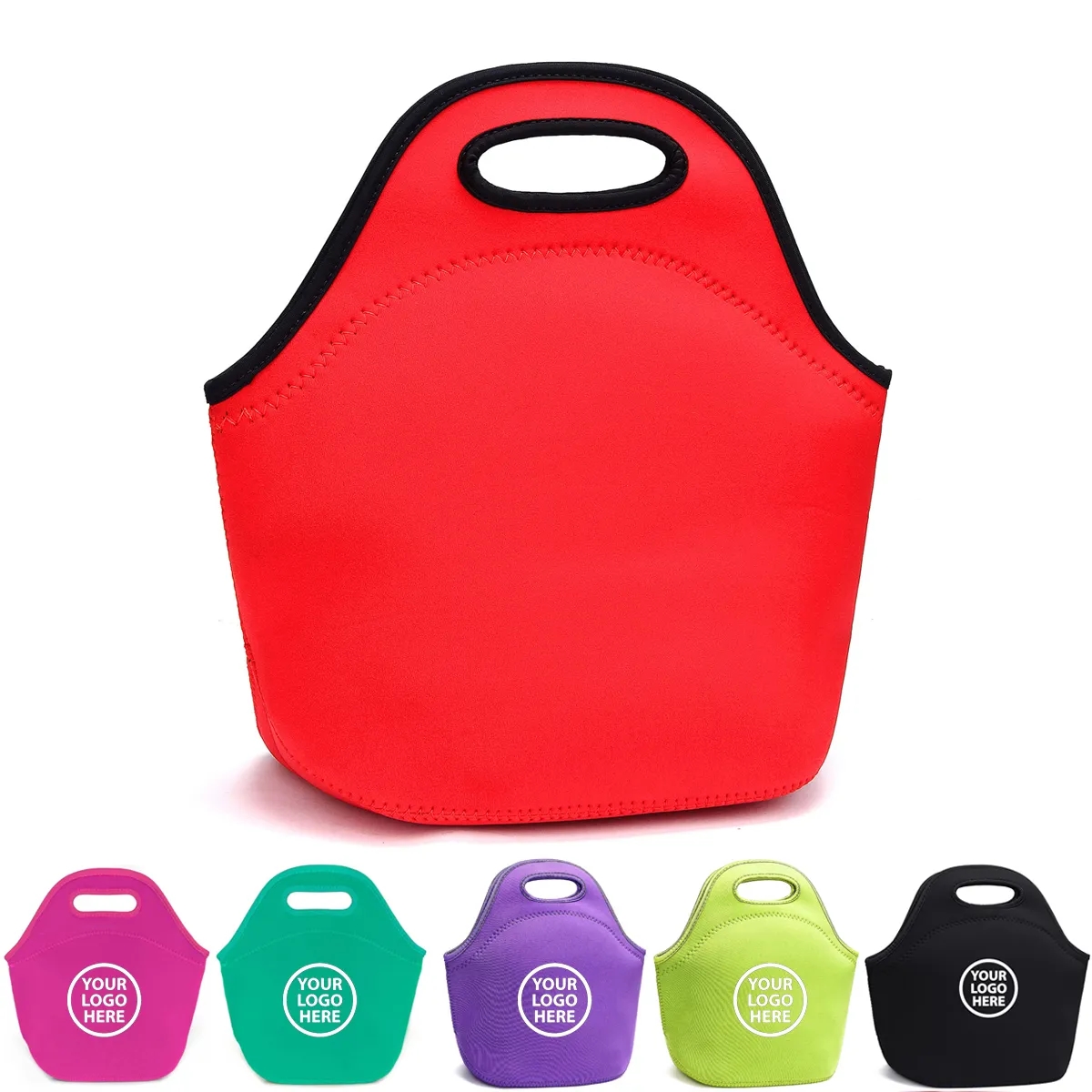 Zippered Neoprene Lunch Bags 7