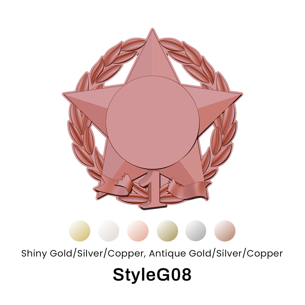 4.5" UV Printed Baseball Medals 2