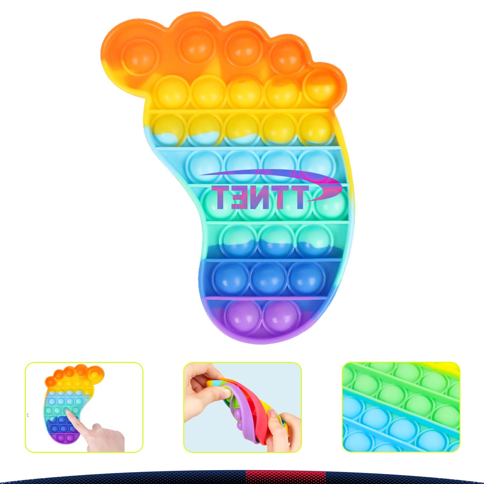 Torgy Rainbow Push Pop Bubble 2