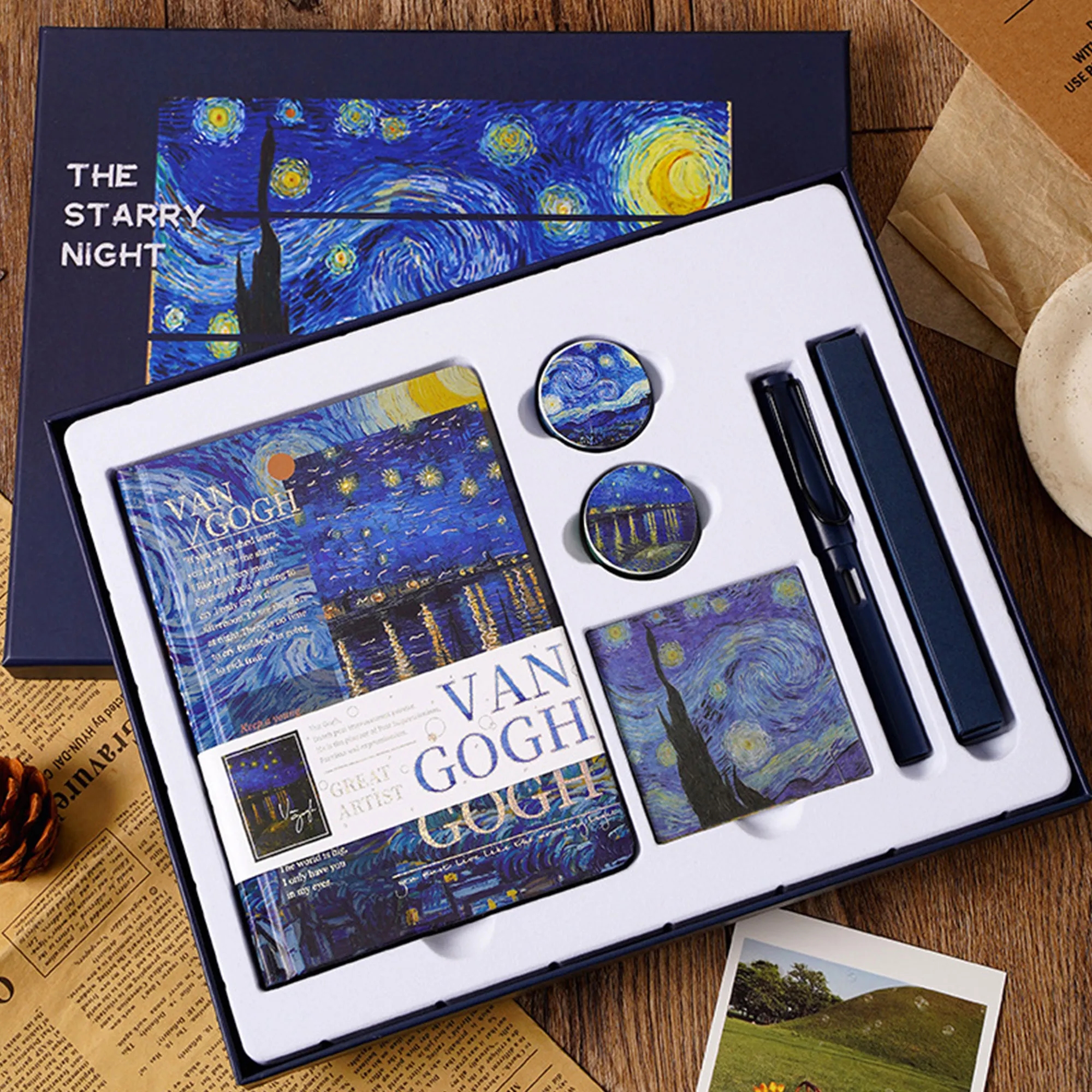 Creative Artistic Oil Painting Journal Gift Box for Students 6