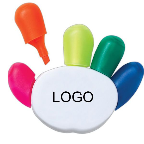 Finger Shaped 5-in-1 Color Highlighter 1