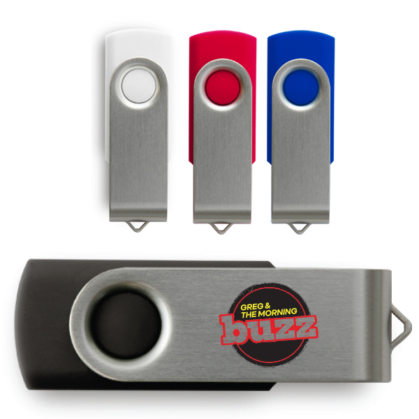 Swivel USB Flash Drive Metal - 2GB, 4GB, 8GB 1
