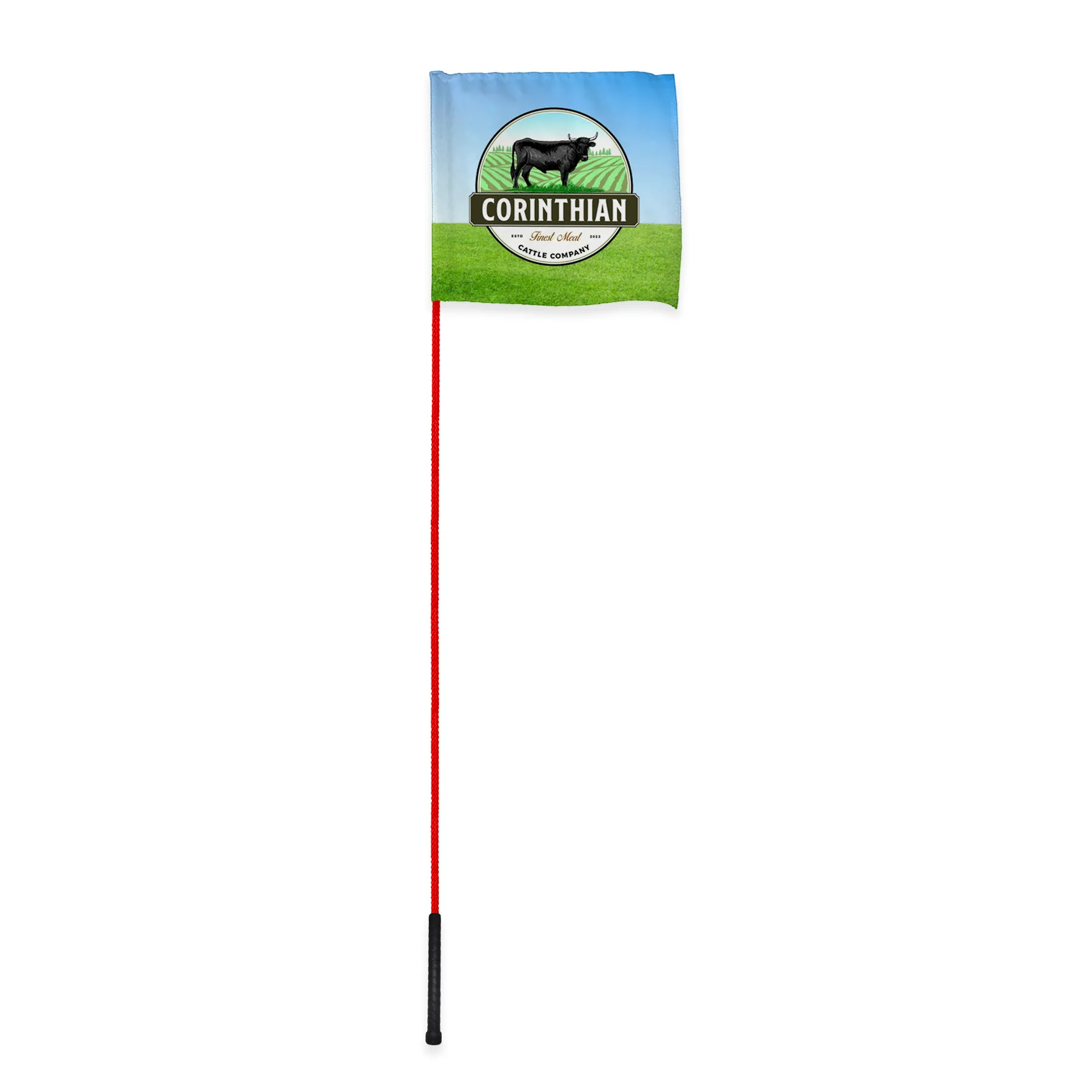 42" Red Whip Rod with 12"x12" Digitally printed Flag 5