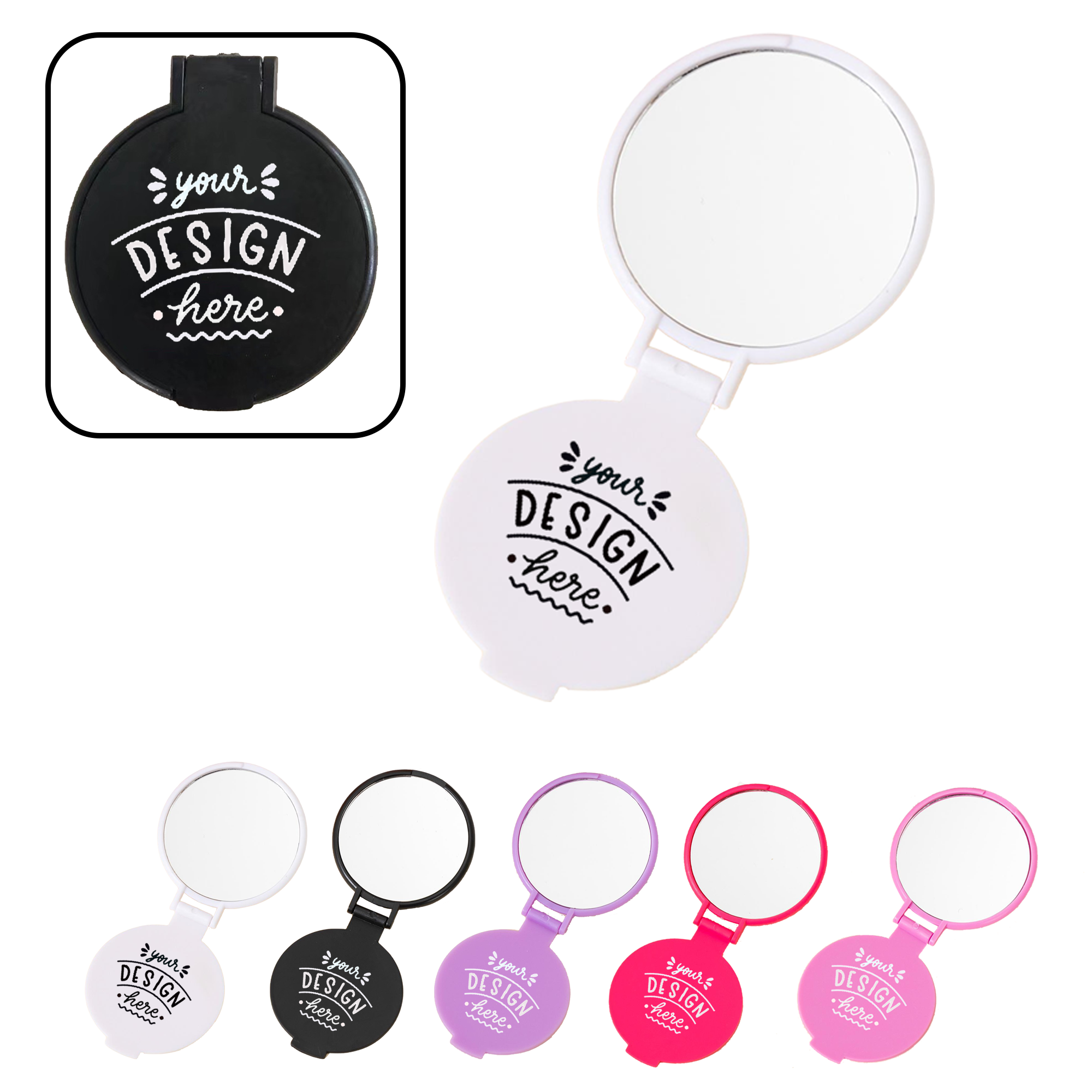 MOQ 20 PCS Compact Pocket Mirror 2