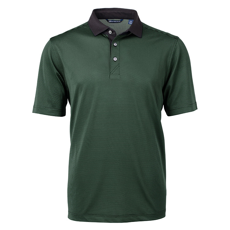 Cutter and Buck Virtue Eco Pique Micro Stripe Recycled Polo 5