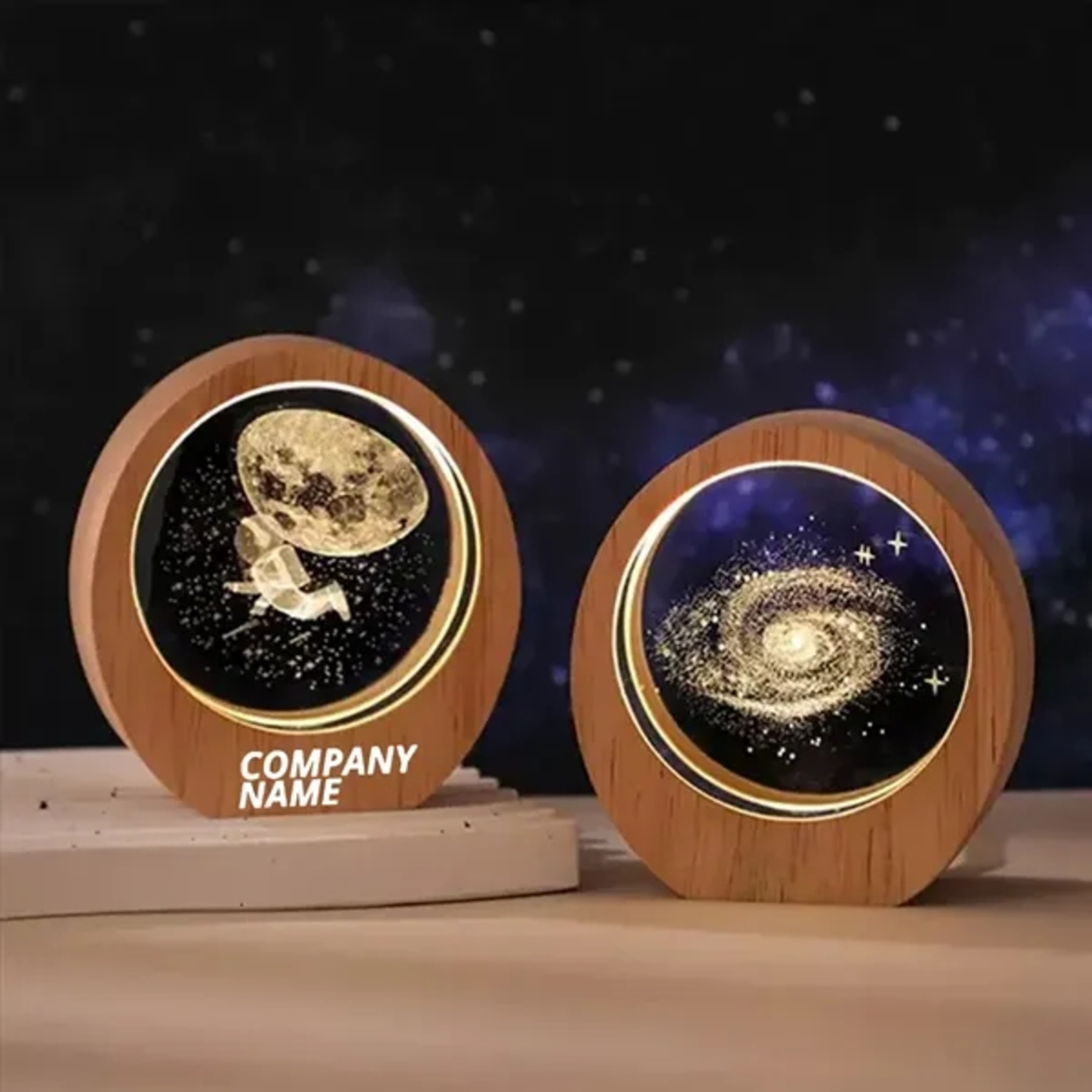 Galaxy Crystal Ball Night Light
 1