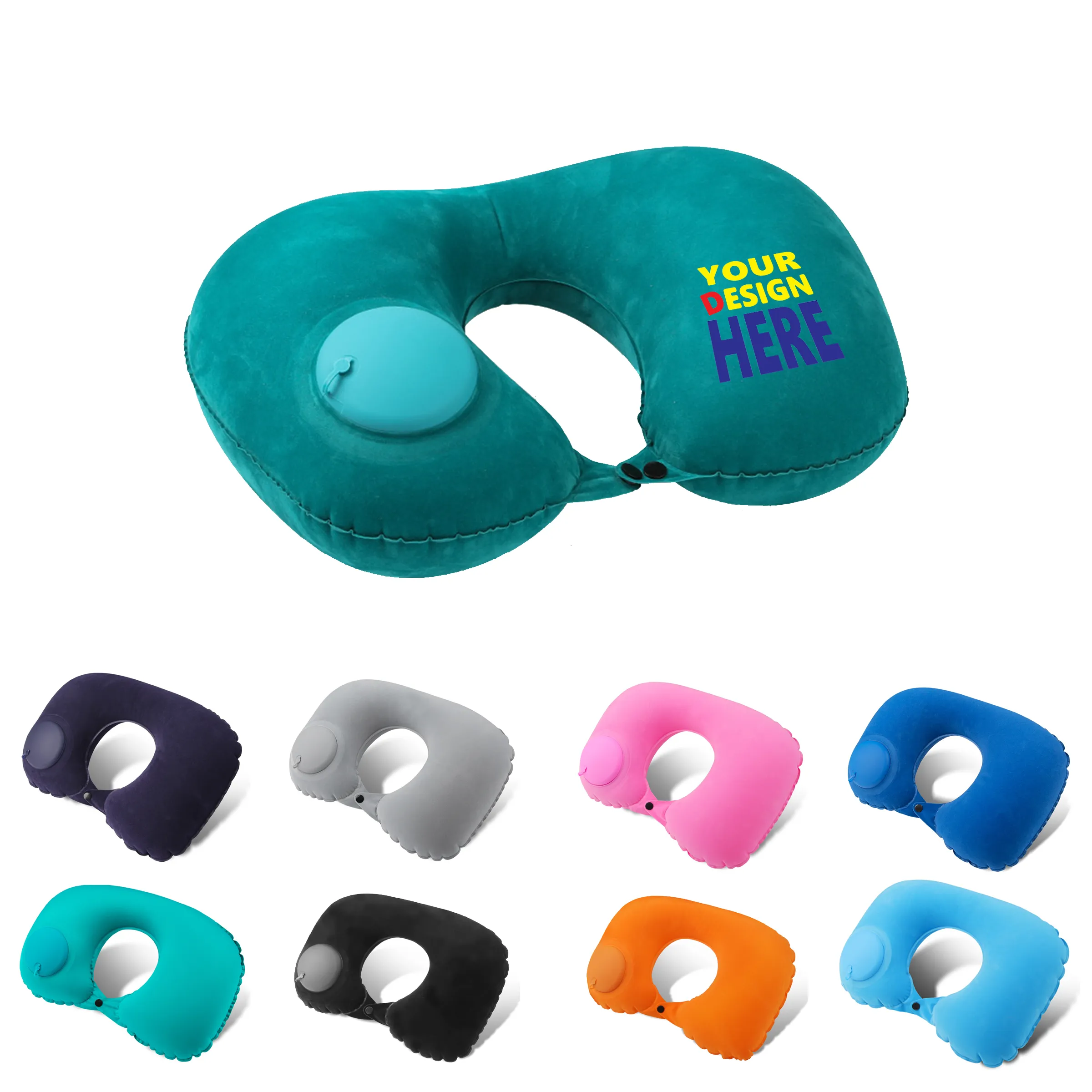 Airplane Travel Inflatable Neck Pillow 11