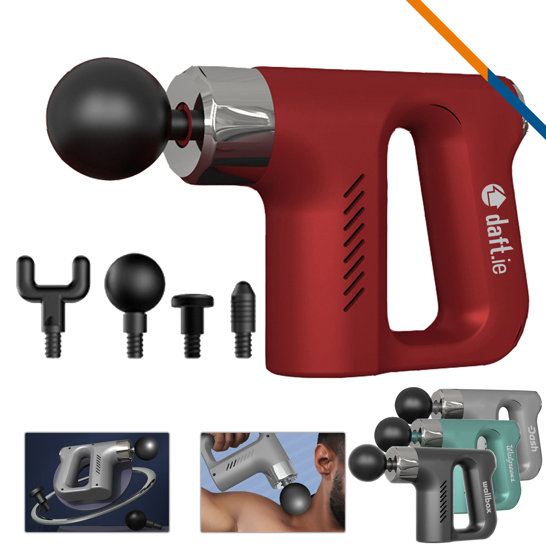 Fabia Massage Gun with Grip 2