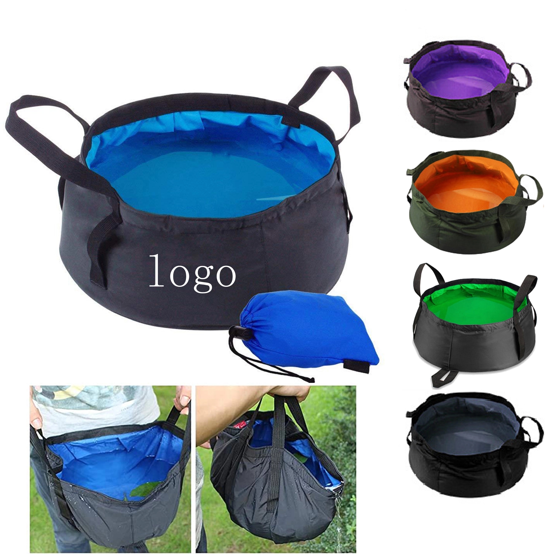 10L folding bucket 2