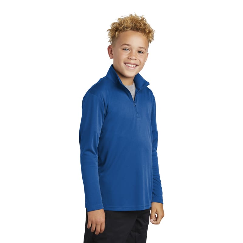 Sport-Tek Youth PosiCharge Competitor 1/4-Zip Pullover. 8