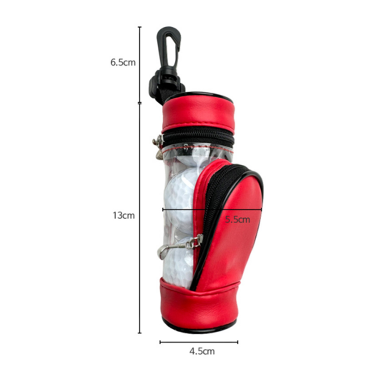 Portable Golf Ball Tee Holder with Clip 4