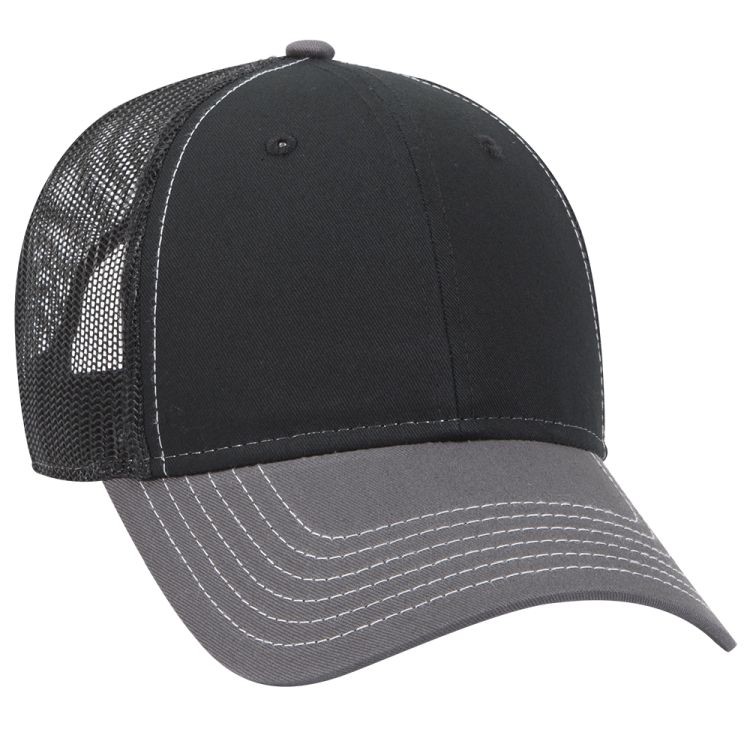 OTTO CAP® 6 Panel Low Profile Mesh Back Trucker Hat 153