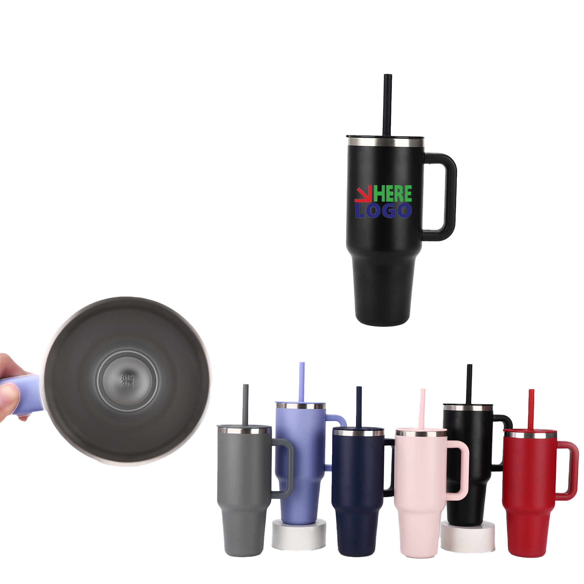 32oz Stainless Steel Straw Cup 1