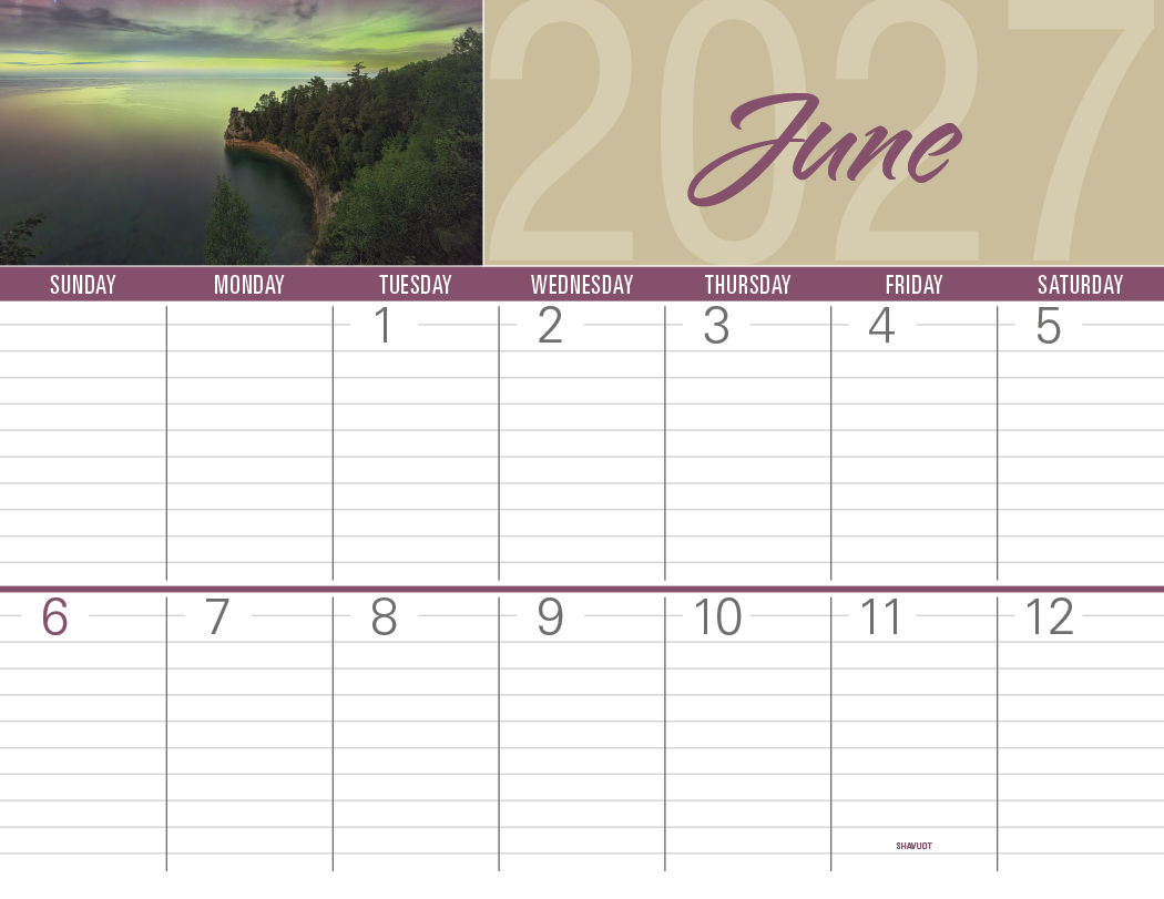 Triumph® Calendars Scenes of America Big Block Memo Calendar 4
