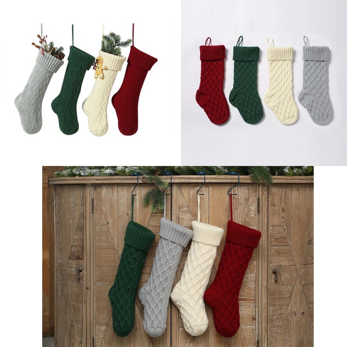 Knitted Christmas Stocking 3