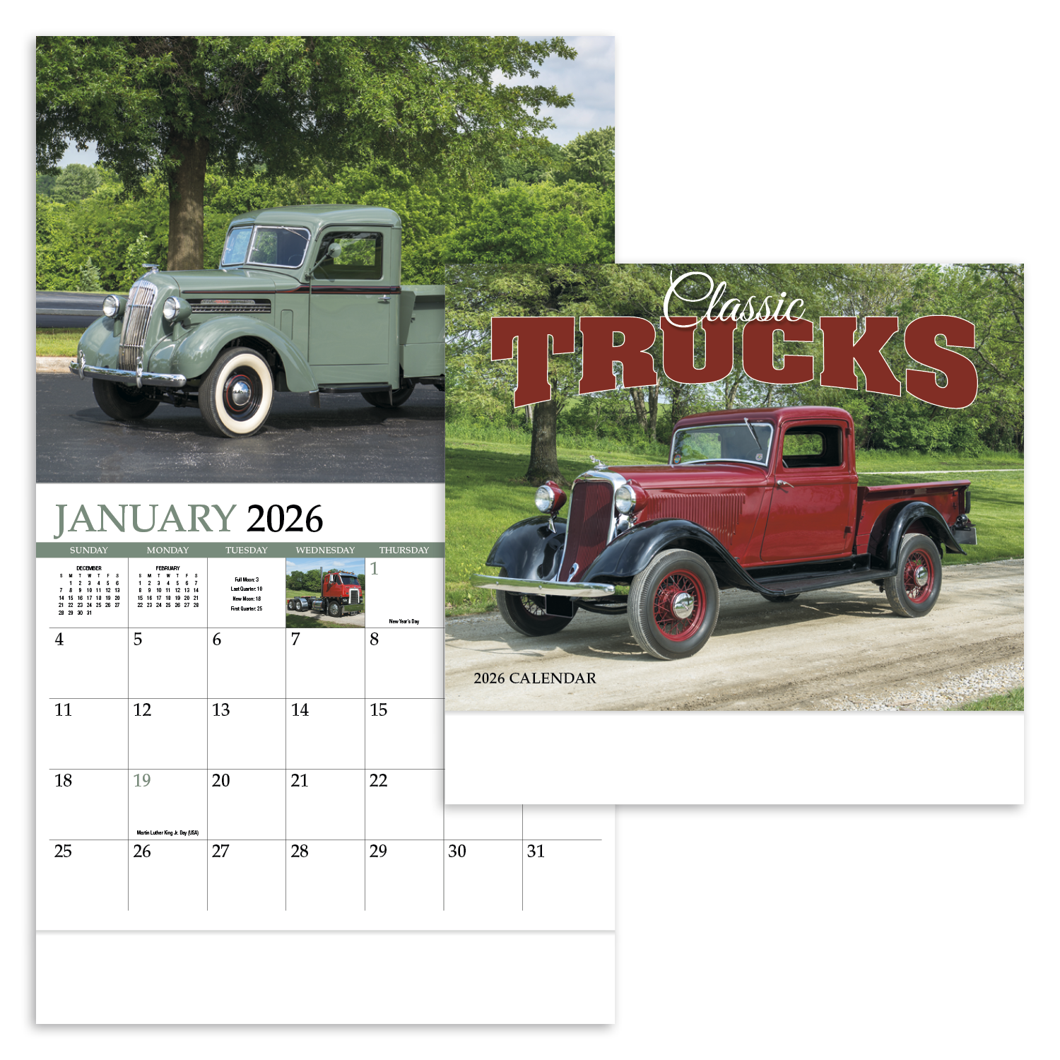 HotLine® Products Classic Trucks Appointment Calendar - Stapled 6