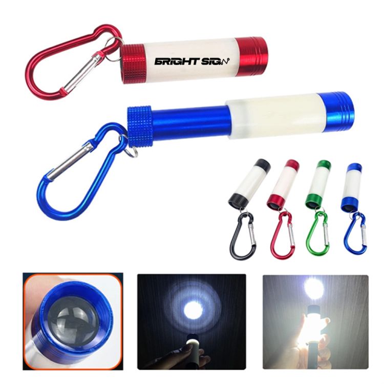 Telescoping LED Keychain Light with Carabiner 2