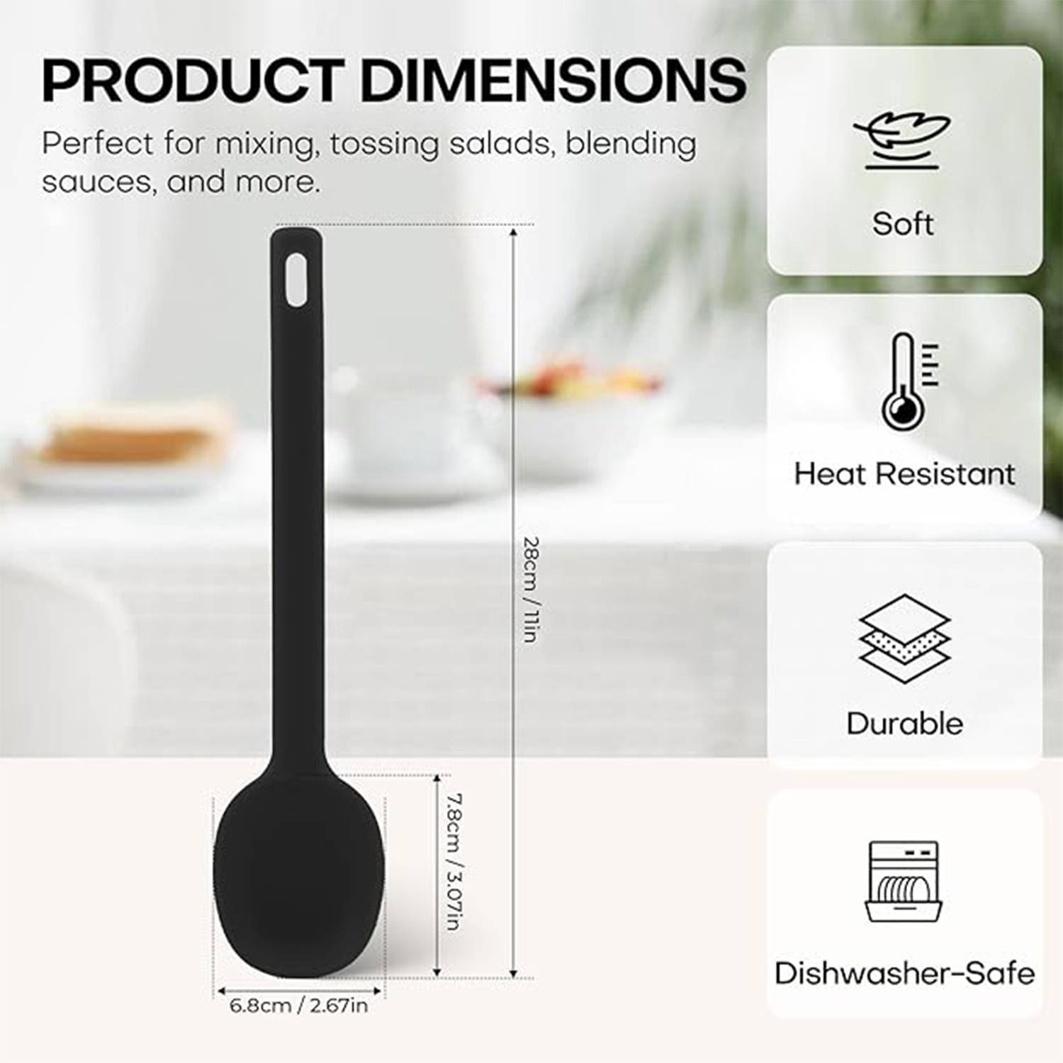 Creative Silicone Mixing Spoon Baking Tools 9