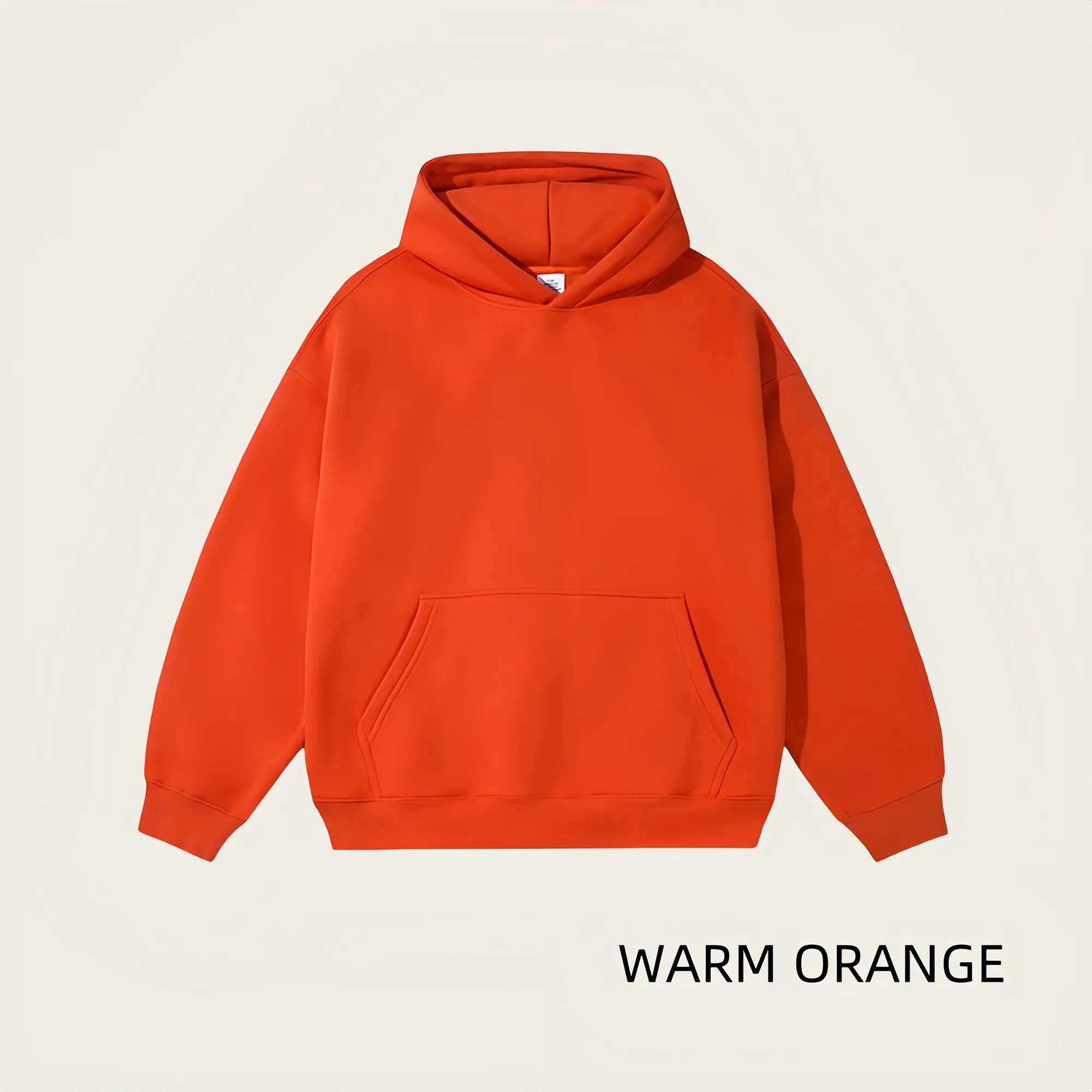 Unisex Cotton Fleece Hoodie, Minimalist Casual Comfort Wear 10