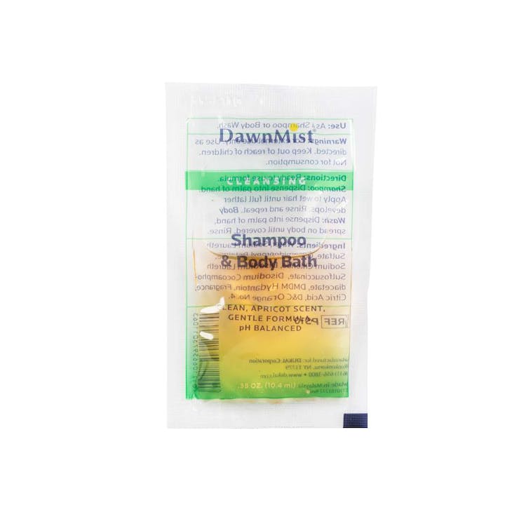 Shampoo and Body Bath Packets - 0.35 oz 1