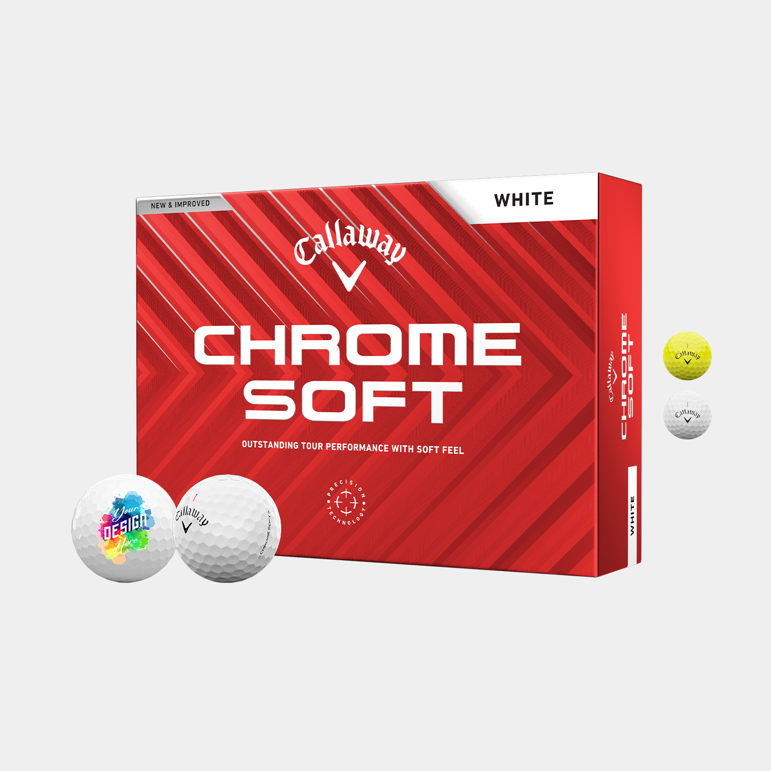 Callaway® 12 Pack Chrome Soft Golf Balls 1