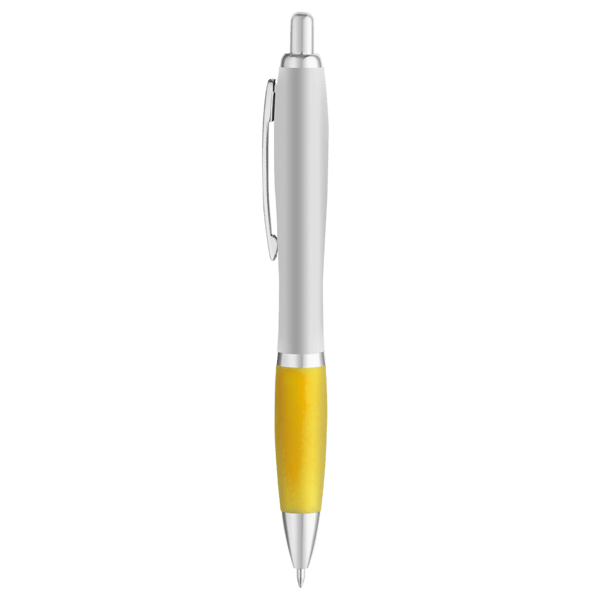 Curvaceous Matte Silver Ballpoint 45
