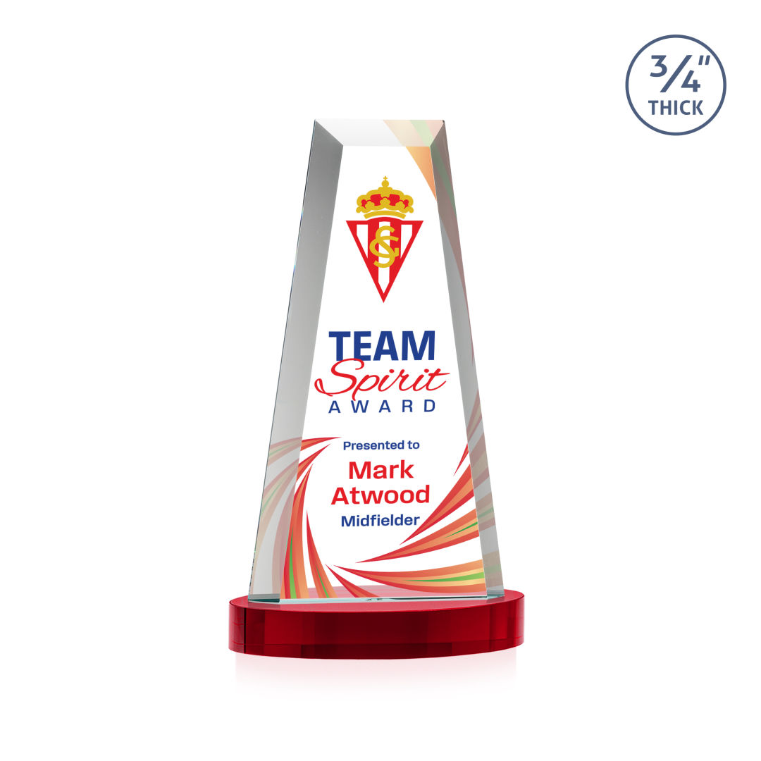 Imperial VividPrint™ Award on Alberton Base - Red 6