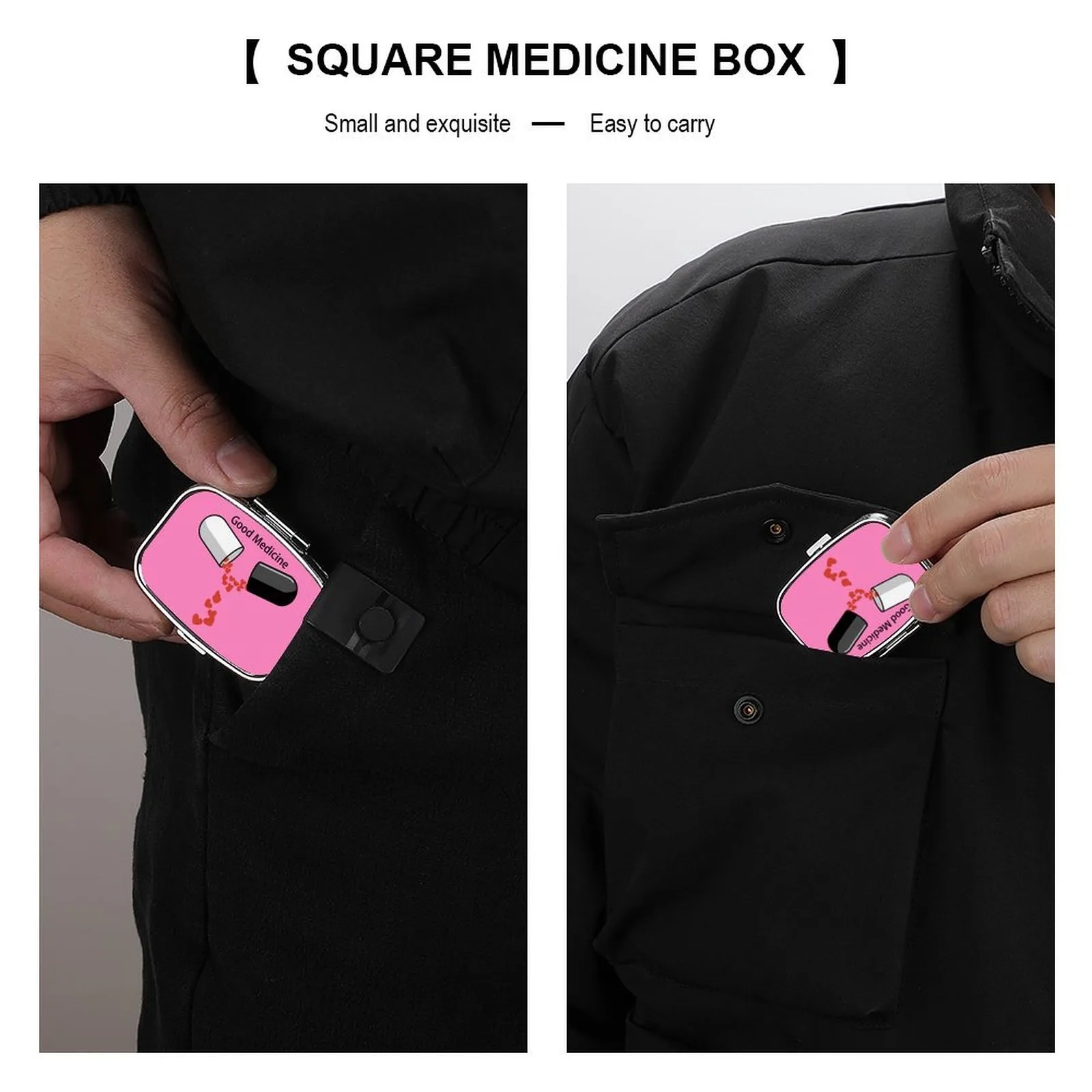 Custom Metal Pill Organizer with Logo - Durable Travel Pill Case for Business Gifts 1