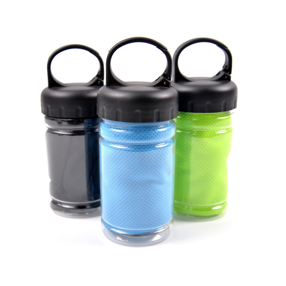 Cooling Towel in Hand Bottle 2