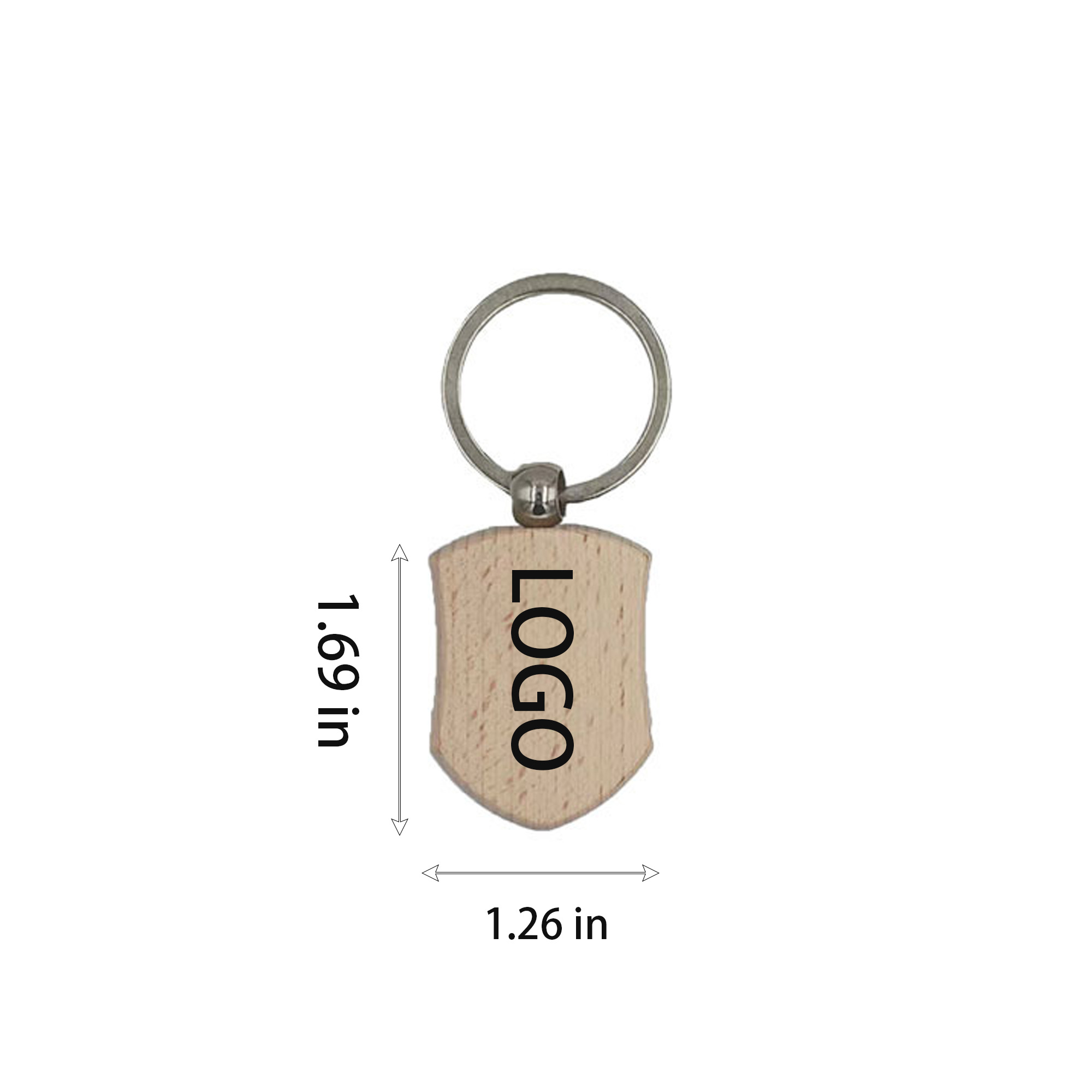Shield keychain 3