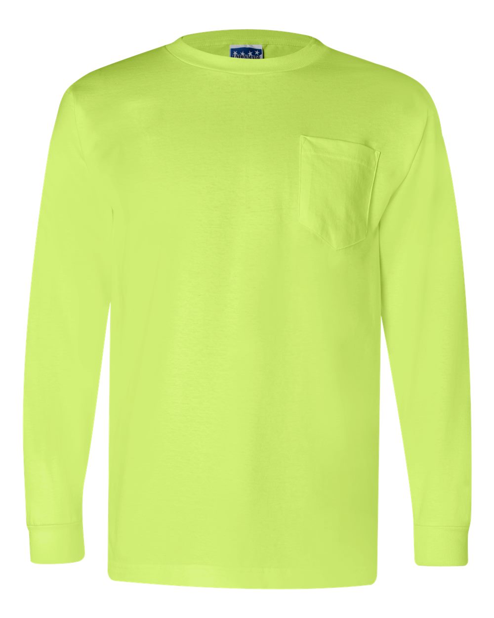 Unisex Union-Made Long Sleeve Pocket T-Shirt - 3055 32