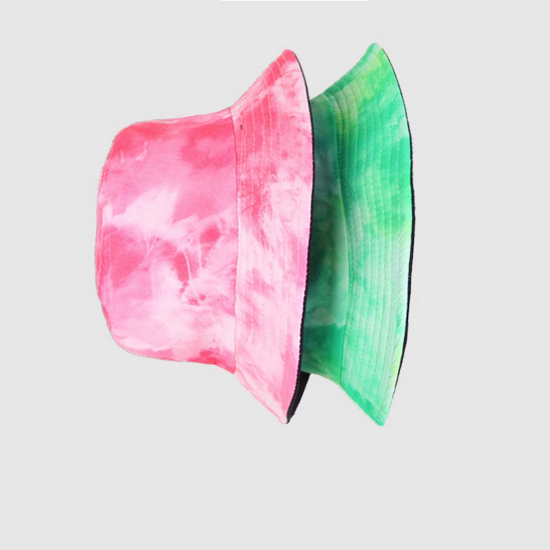 Painted Tie-dyed Cotton Bucket Cap 4