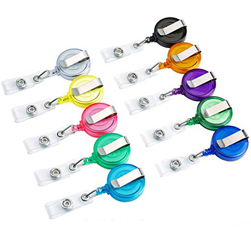 Telescopic Badge Reel with Metal Clip 7