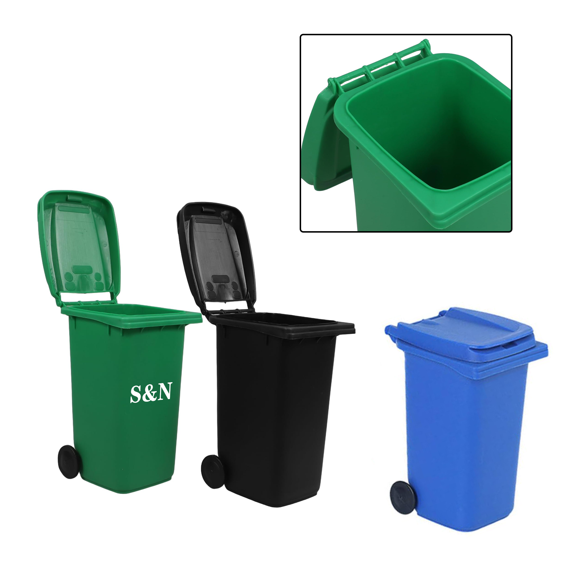 Mini Desktop Trash Can 1