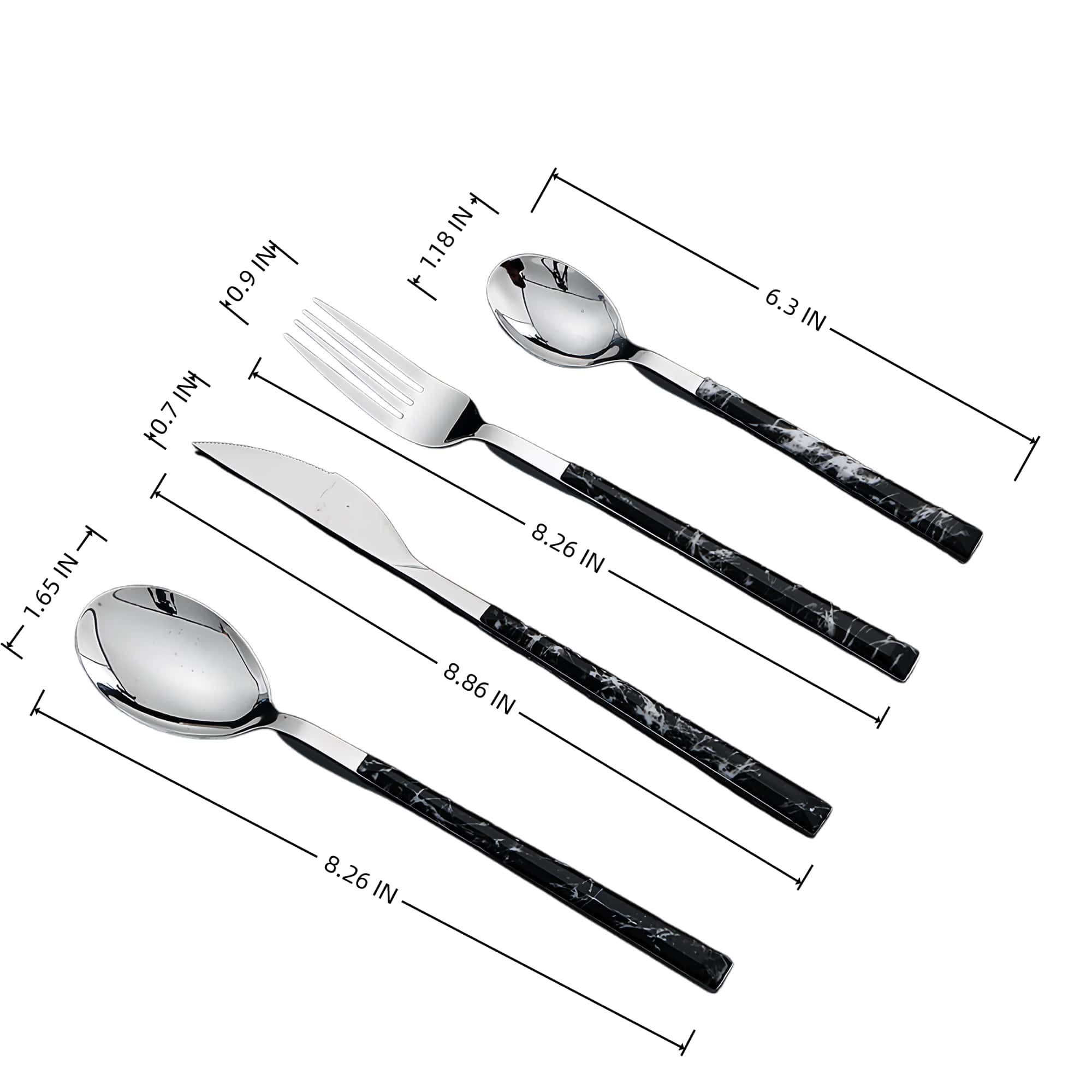 Stainless Steel Cutlery Four-Piece Set Gift Box 2