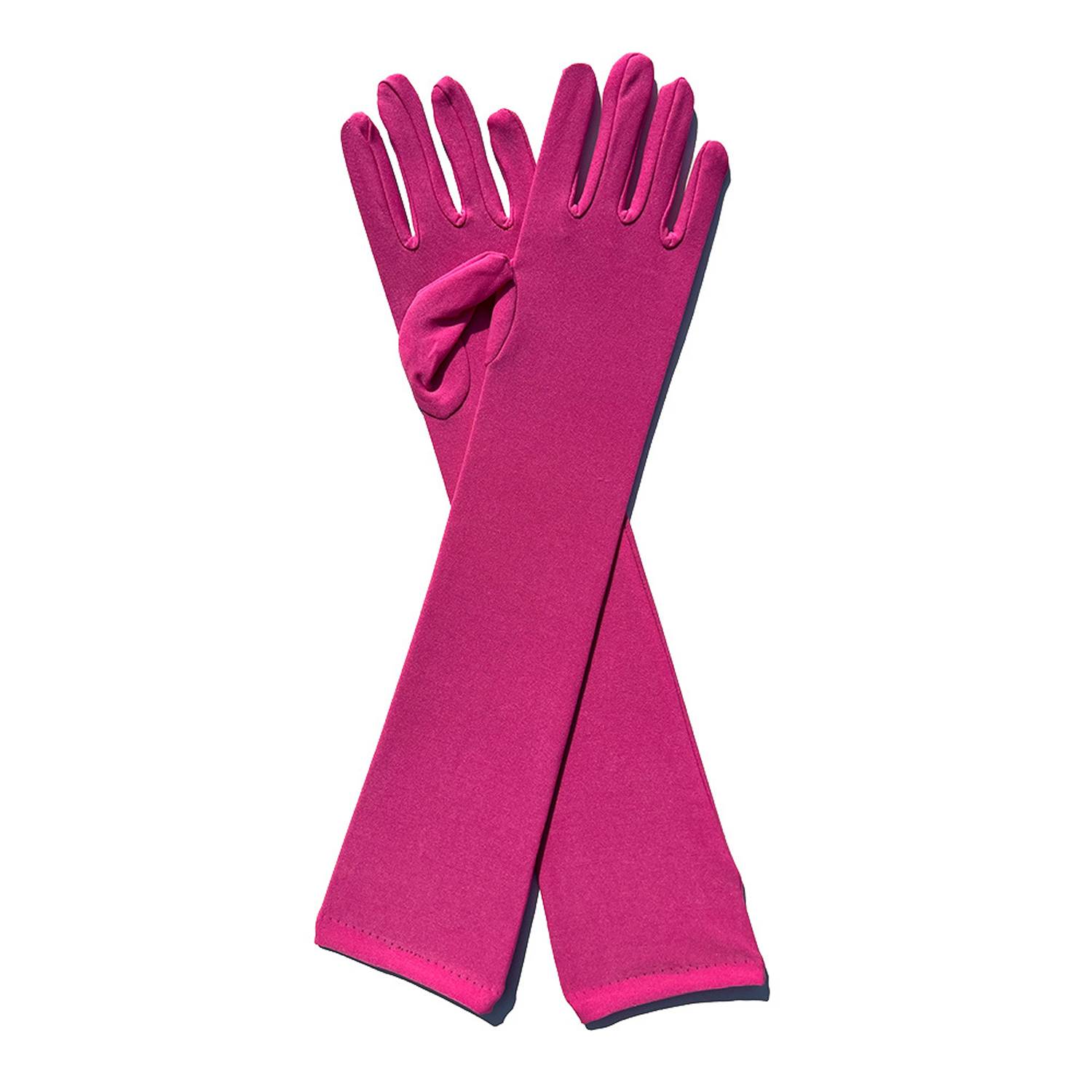 Women Long Stretchy Party Gloves 19
