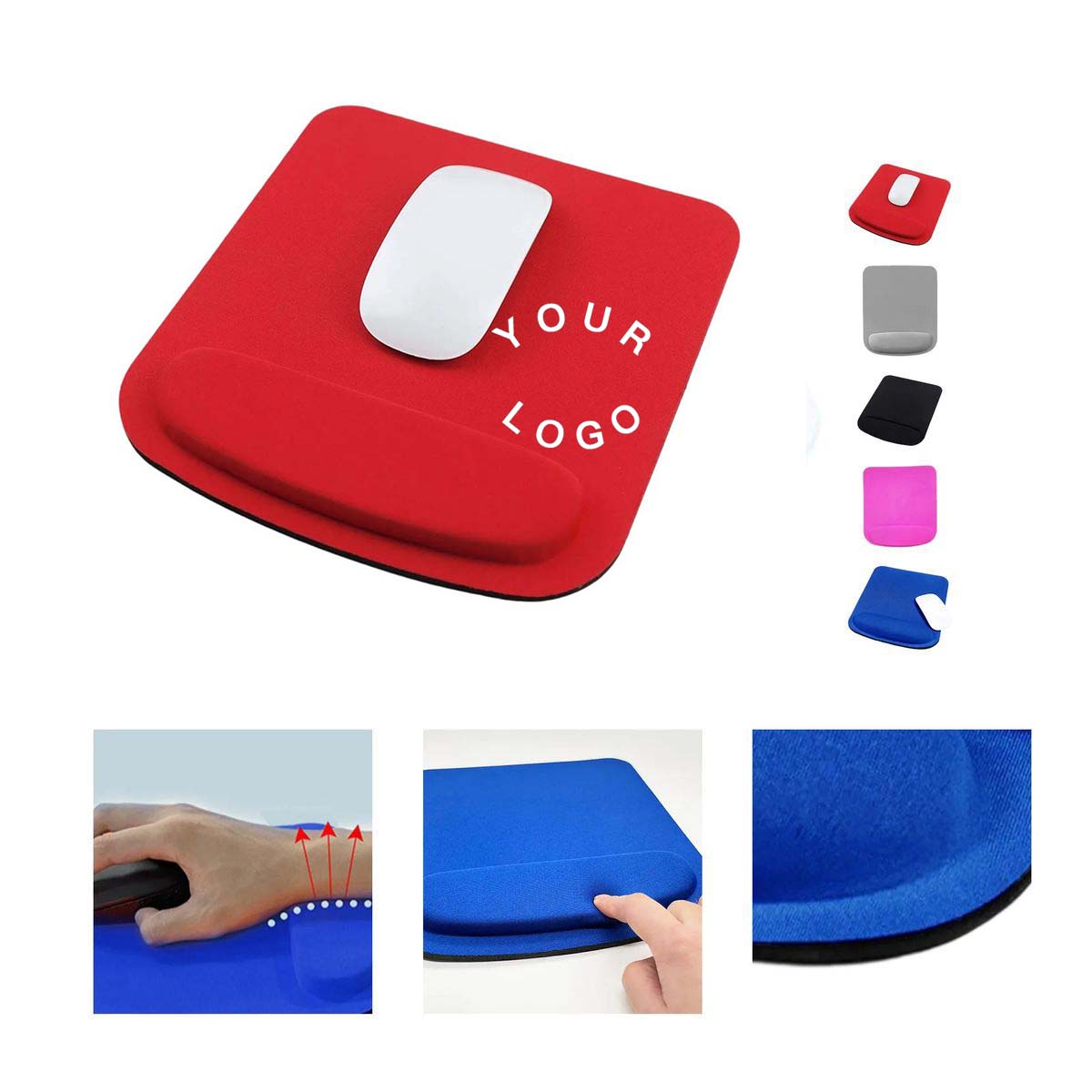 Ergonomic Mouse Pad with Built In Wrist Cushion 3