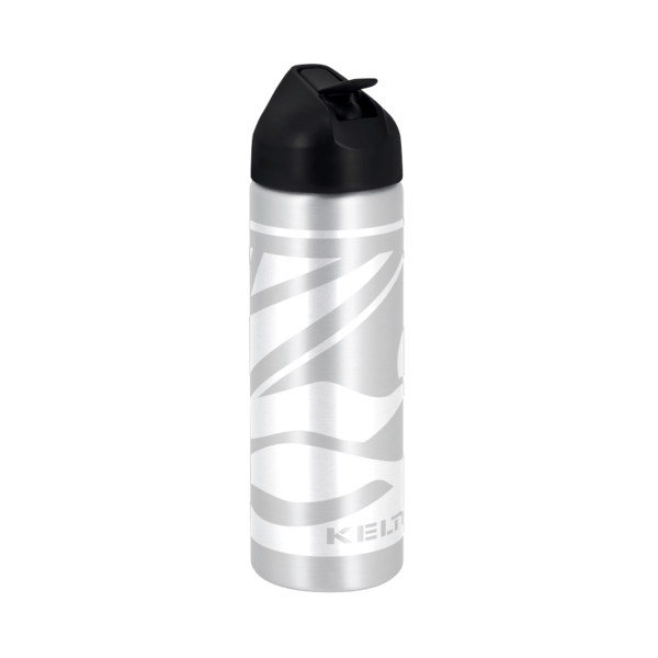 EasyFlow Recycled Aluminum Bottle w Straw Lid, custom water bottle with logo imprint 80
