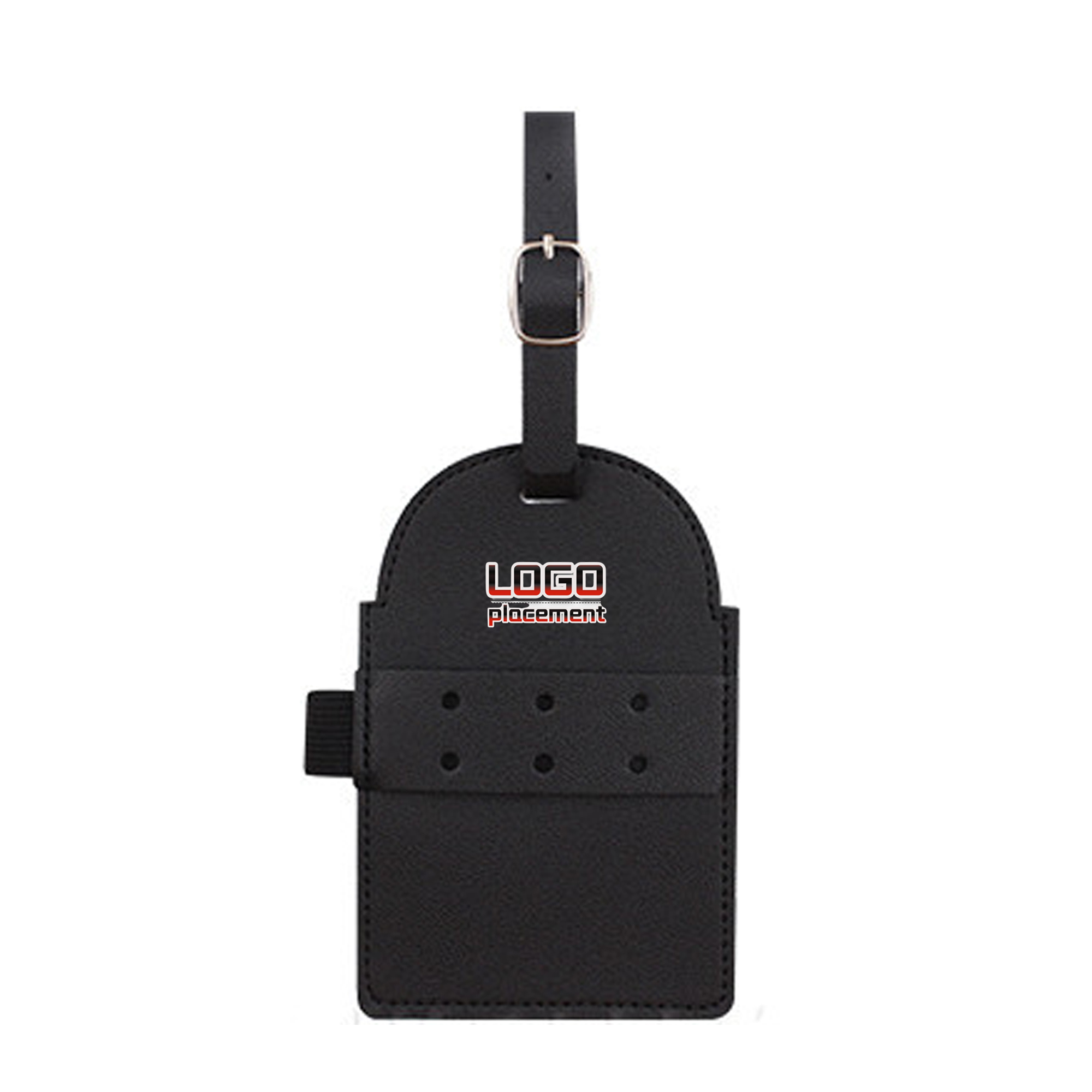 Leatherette Golf Bag Tags with Wooden Tees 5