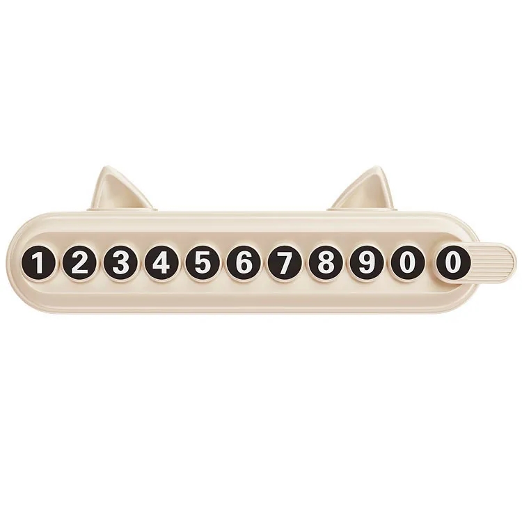 Temporary Parking Number Plate 3