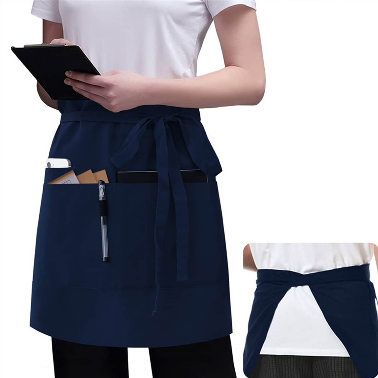 Stain-resistant Waterproof Custom Waiter Waist Apron 7