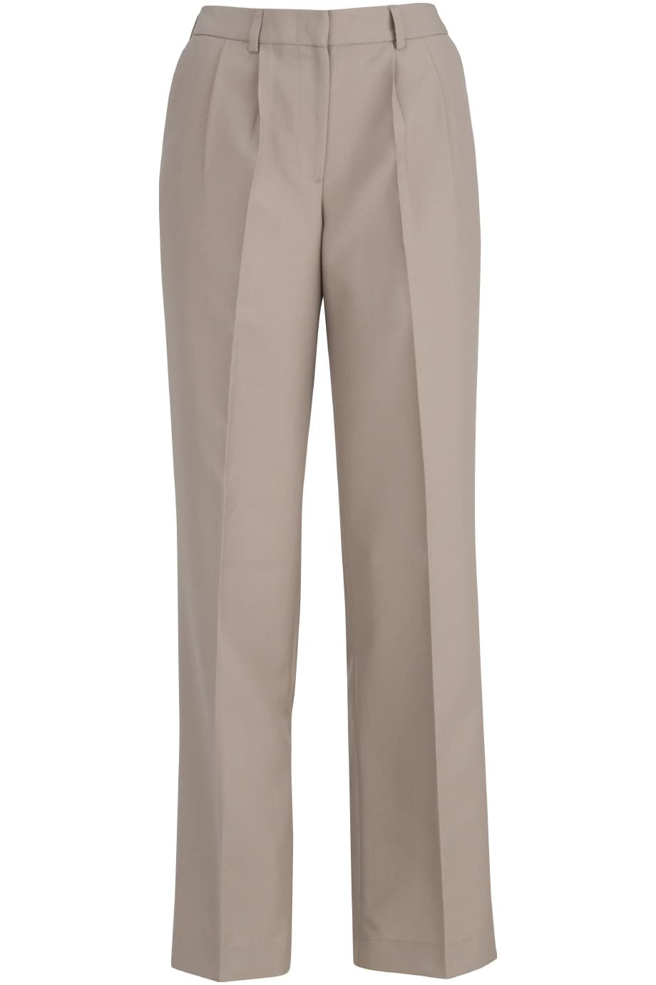 Ladies Pleated Front Poly/Wool Pant 4