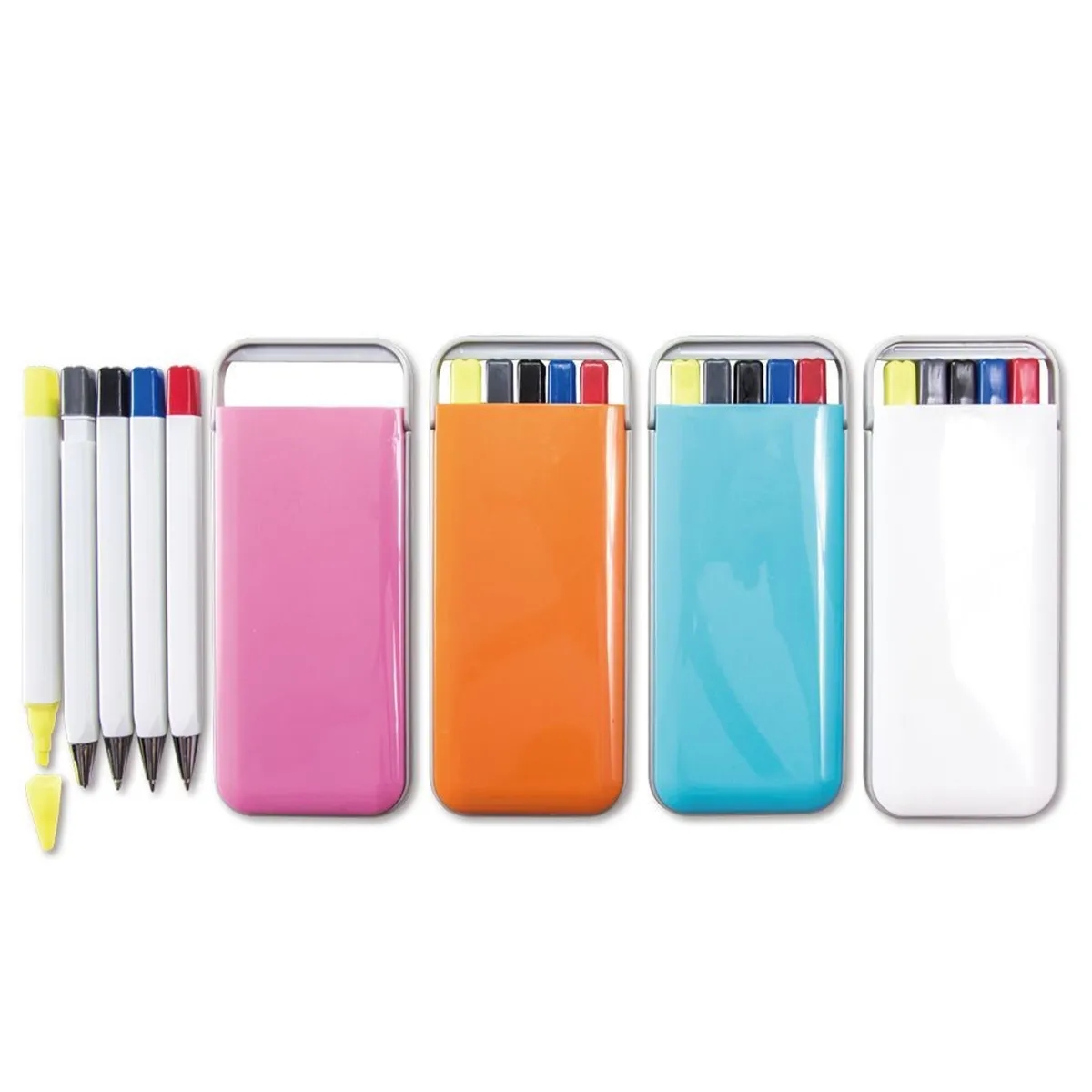 Journaling Pens Kit 5 Pack W/ Hard-Shell Carrying Case 4