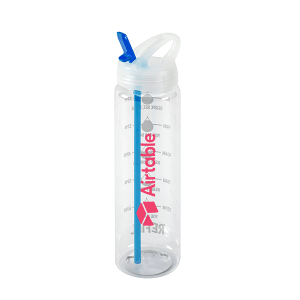 Water Bottle with Flip Up Spout & Hydration Mark  - 32 Oz. 18