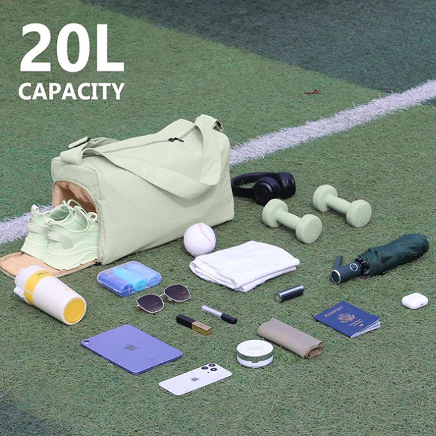 Lightweight Large Capacity Waterproof Travel Gym Bag 6