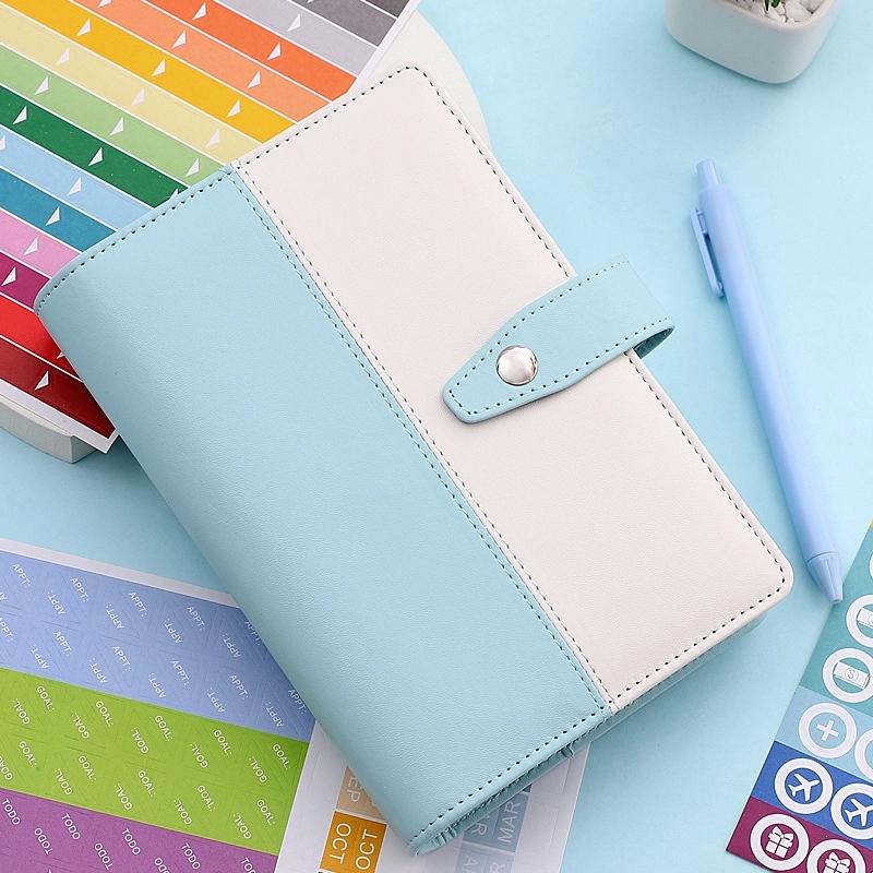 PU Leather A6 Budget Planner Binder Notebook 10