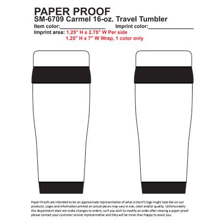 Carmel 16oz Travel Tumbler 30
