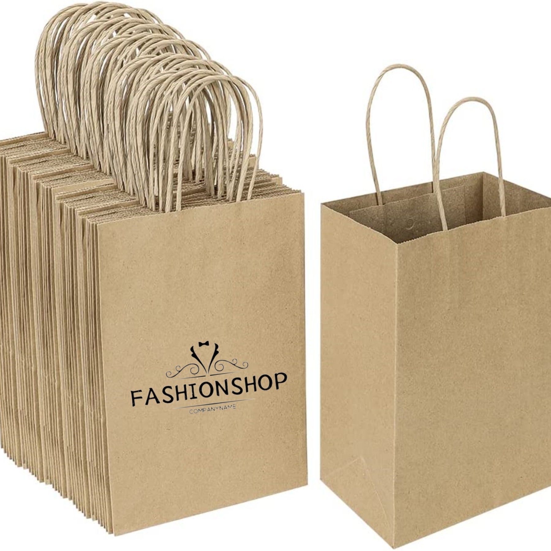 Kraft Paper Bags With Handles 4