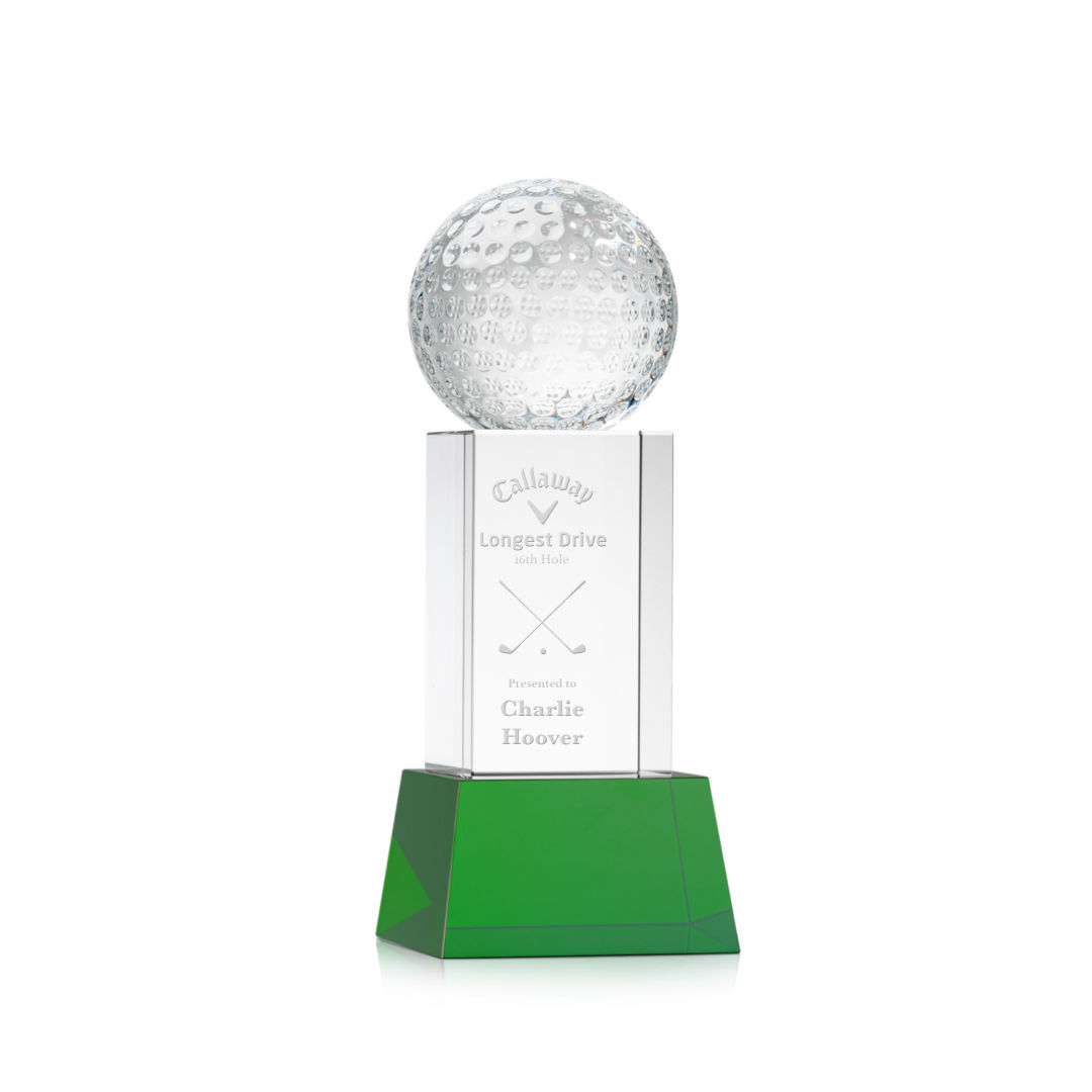 Golf Ball Award on Belcroft Base - Green 5